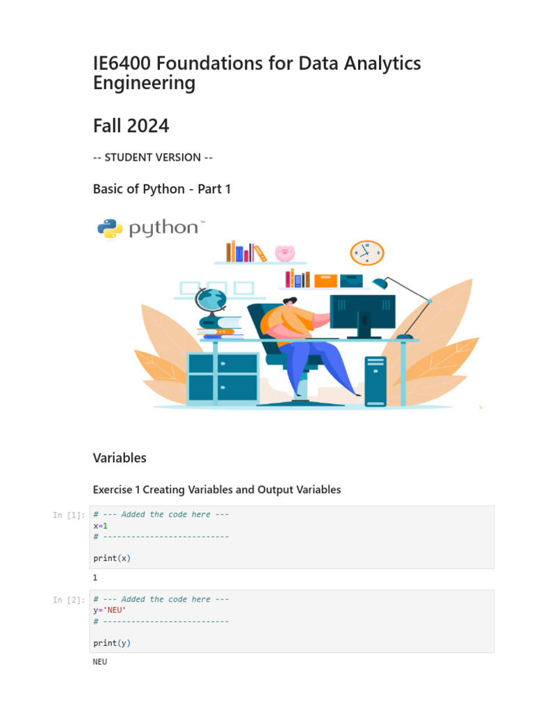 Python Basics for Data Analytics | PDF | Computer Programming ...
