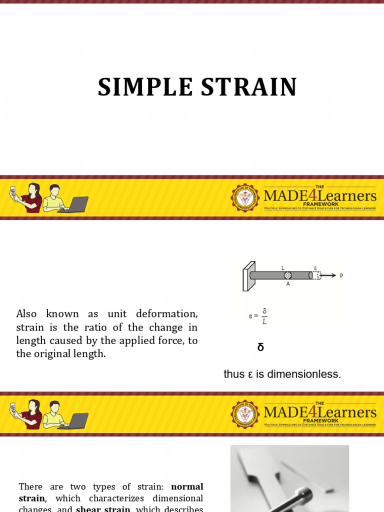 Understanding Simple Strain and Deformation | PDF | Deformation ...