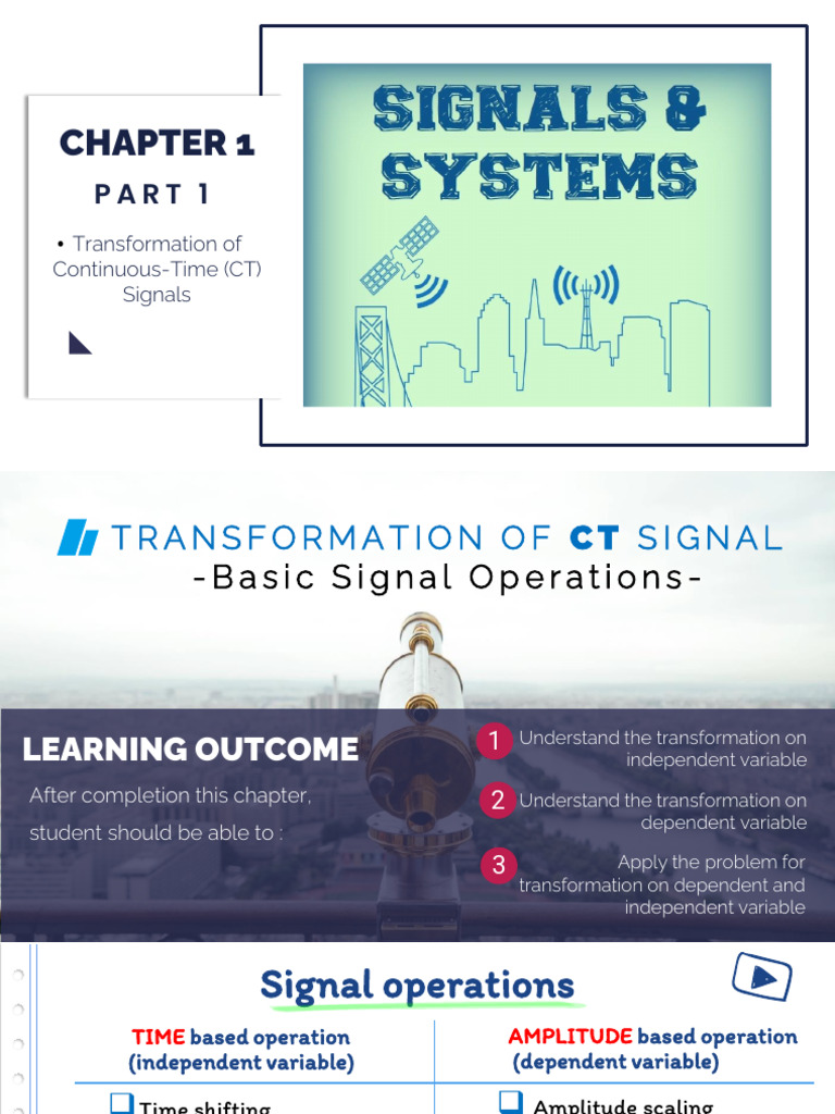 postClass_Chapter 1 part 1 thursday | PDF | Discrete Time And ...