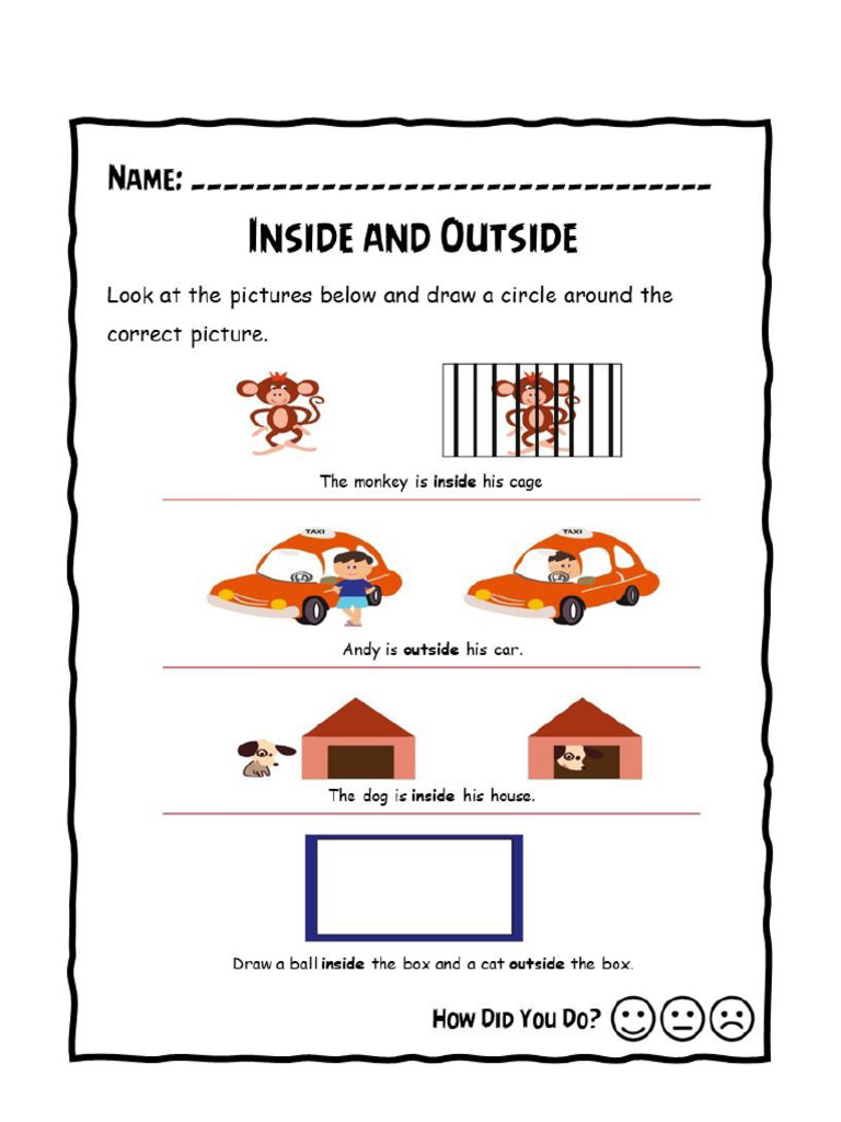 In - Out Sheet 3 | PDF