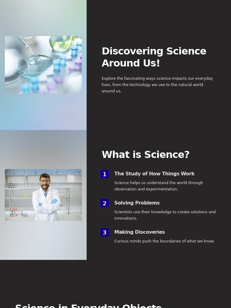 The Impact of Science on Daily Life | PDF | Science | Communication