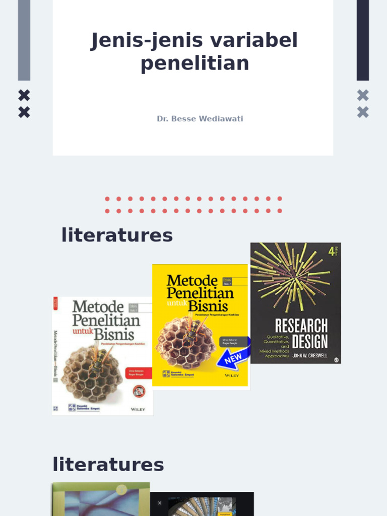 Jenis-Jenis Variabel Penelitian | PDF | Pengembangan Diri