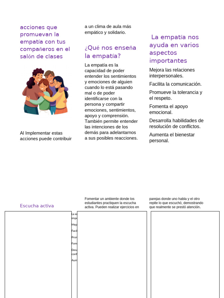 Fomentar la empatía en el aula | PDF | Empatía | Las emociones