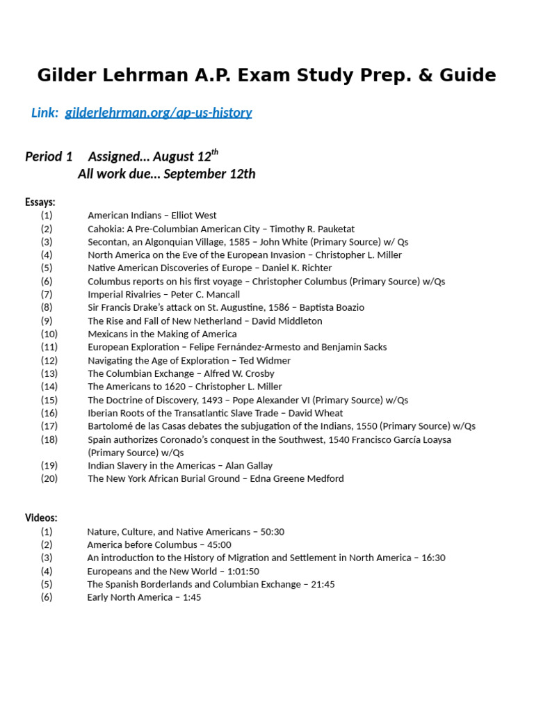 AP US History Study Guide | PDF | Travel
