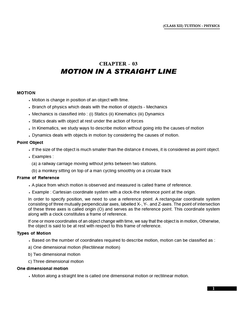 Understanding Motion in Physics | PDF | Acceleration | Velocity