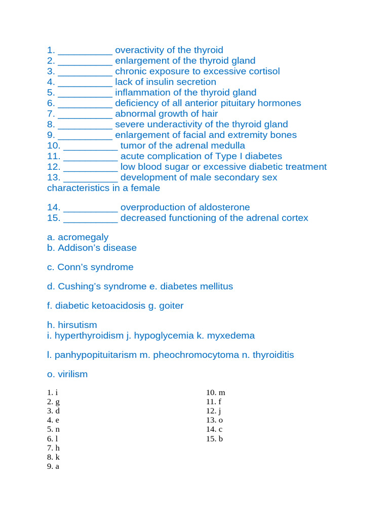 Thyroid and Adrenal Disorders Explained | PDF