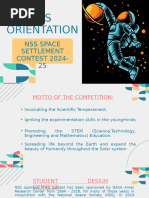 NSS Space Settlement Contest 2024 Overview | PDF | Science | Outer Space