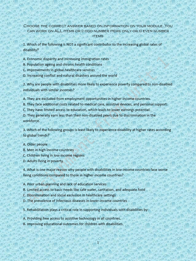 Characteristics of Overcontrolled Individuals | PDF | Visual Impairment ...