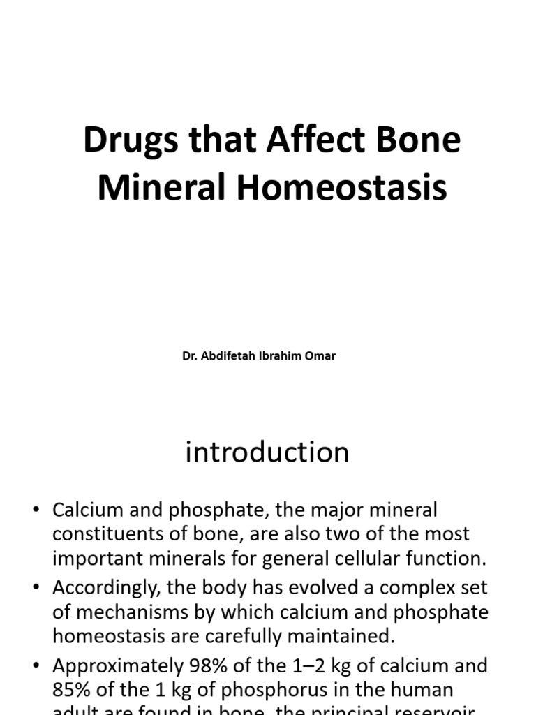 Bone Pharmacology | PDF | Osteoporosis | Bone