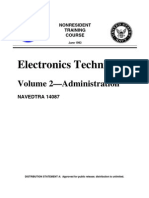 US Navy Course NAVEDTRA 14087 Vol 02 - Electronics Technician-Administration