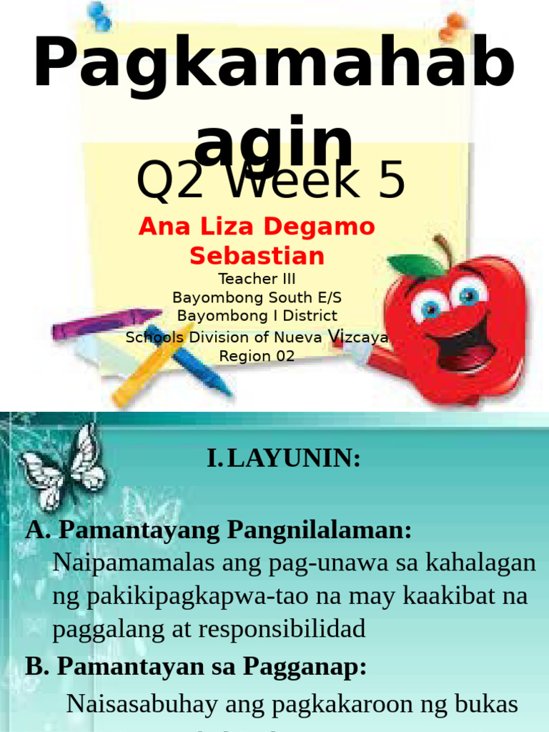 Week 5 (Pagkamahabagin) | PDF