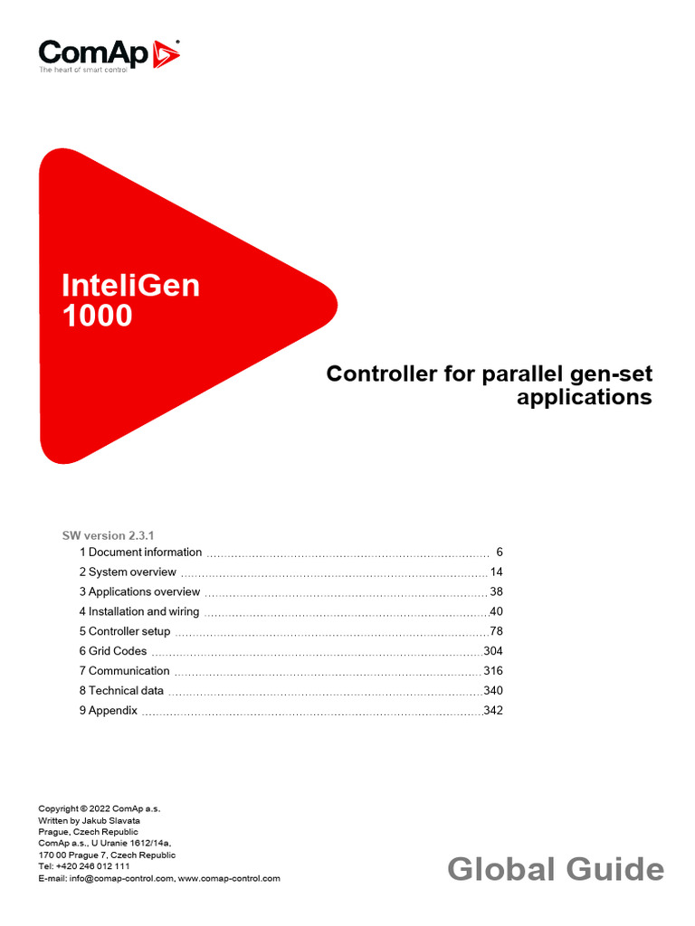 InteliGen 1000 - Global Guide | PDF | Electricity | Electrical Engineering