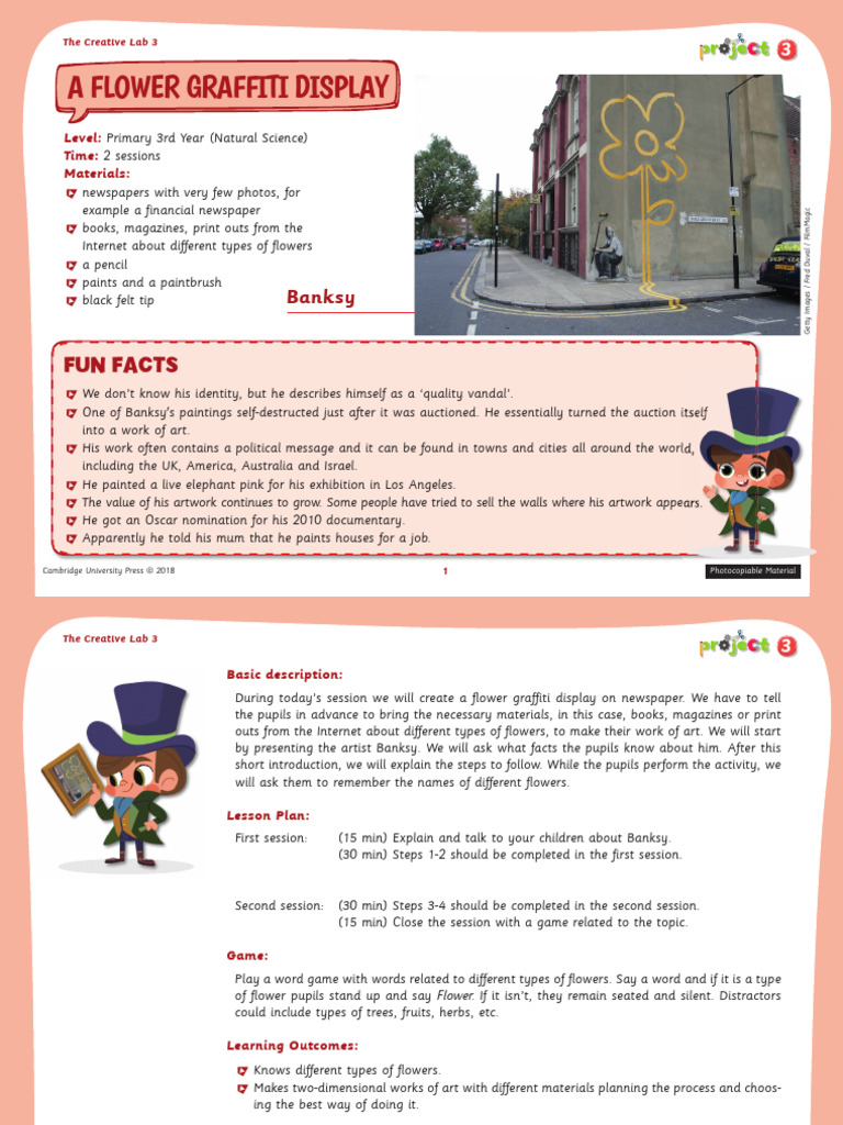 The Creative Lab - L3.3 Flower Graffiti | PDF | Graffiti