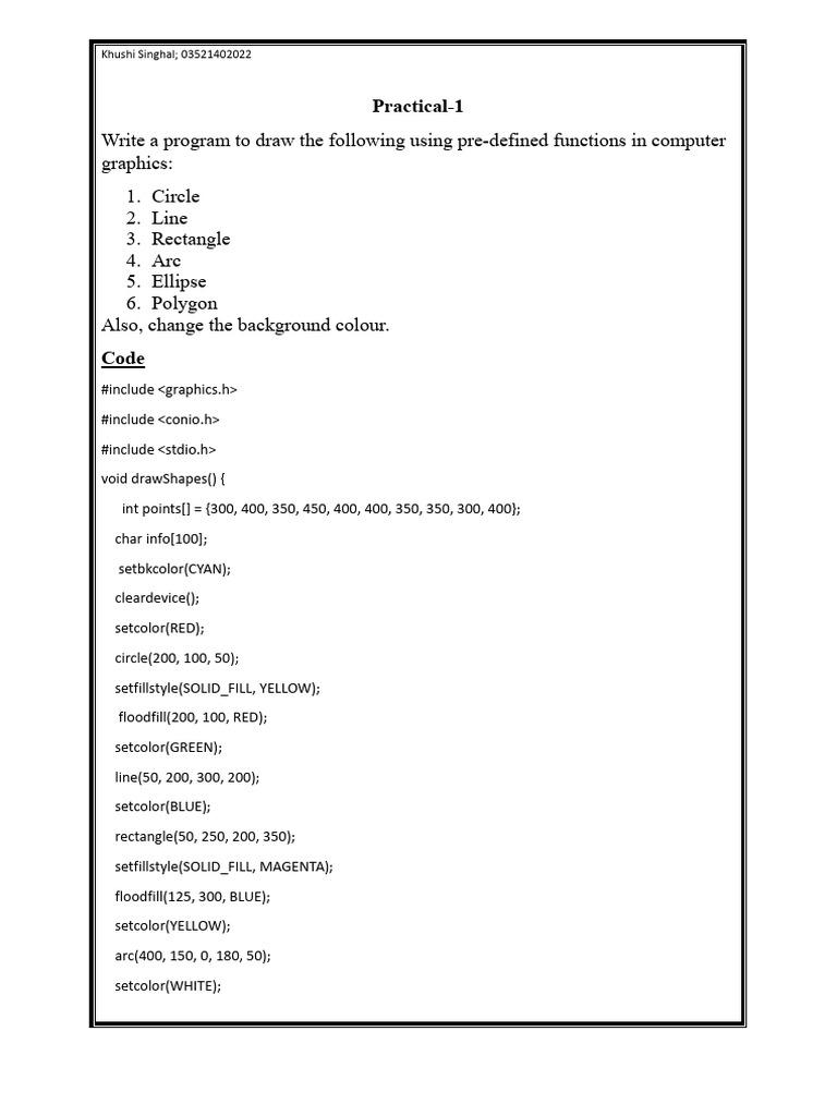 Elementary Geometry Worksheets