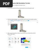 Fusion 360 Stress Analysis Guide | PDF | Stress (Mechanics) | Simulation