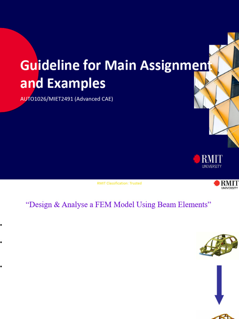 Week 8-MainAssign | PDF | Finite Element Method | Beam (Structure)