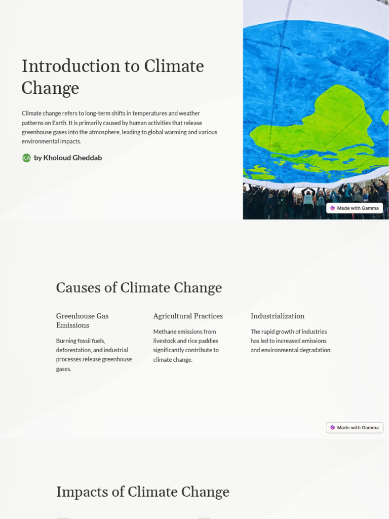 Introduction to climate change pdf climate change environmental