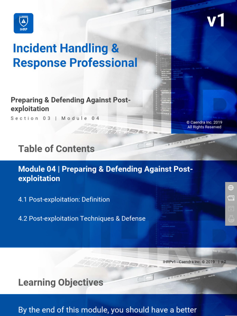 04 Preparing and Defending Against Post Exploitation | PDF ...