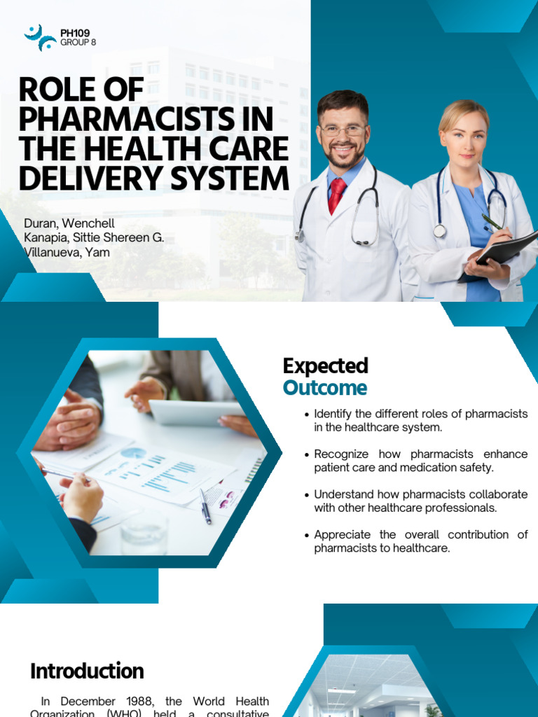 Role of Pharmacists in the Healthcare Delivery System | PDF | Pharmacy ...