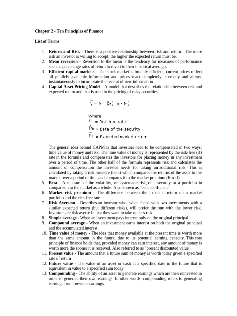 2 | PDF | Capital Asset Pricing Model | Financial Risk