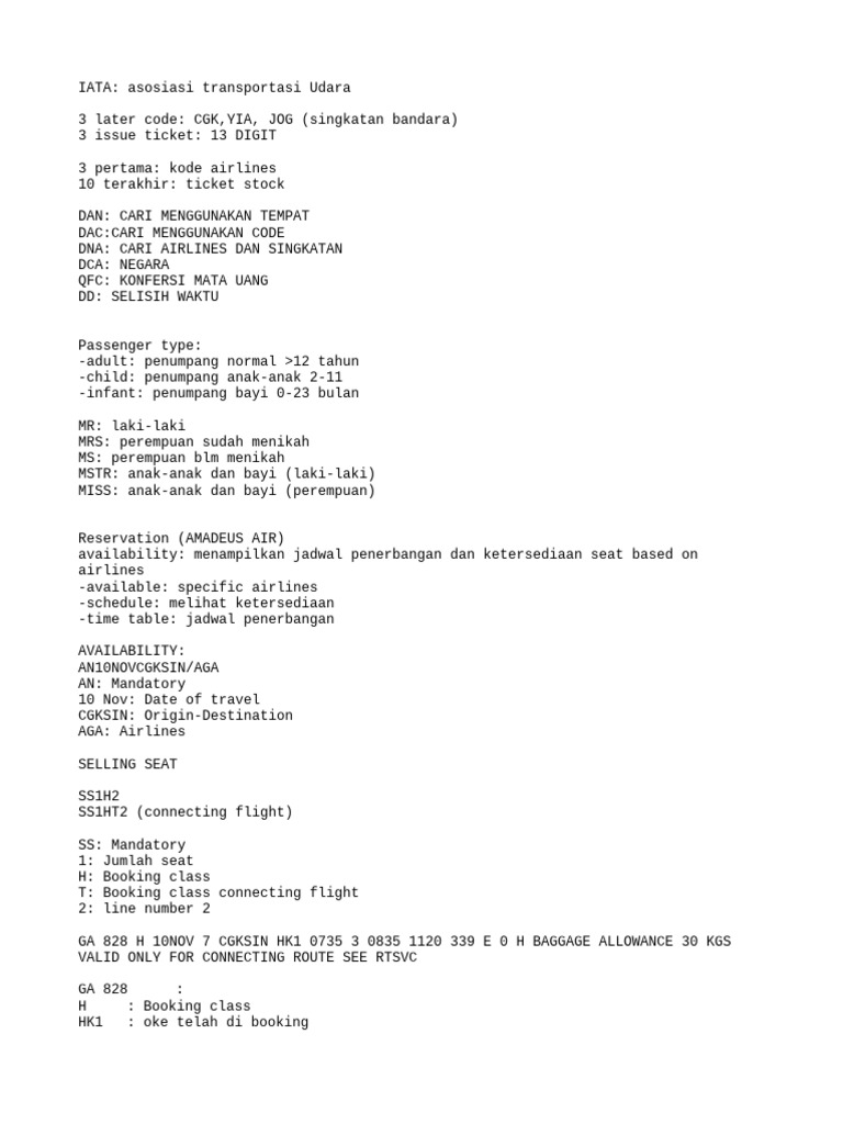 IATA Asosiasi Transportasi Udara (SFILE | PDF