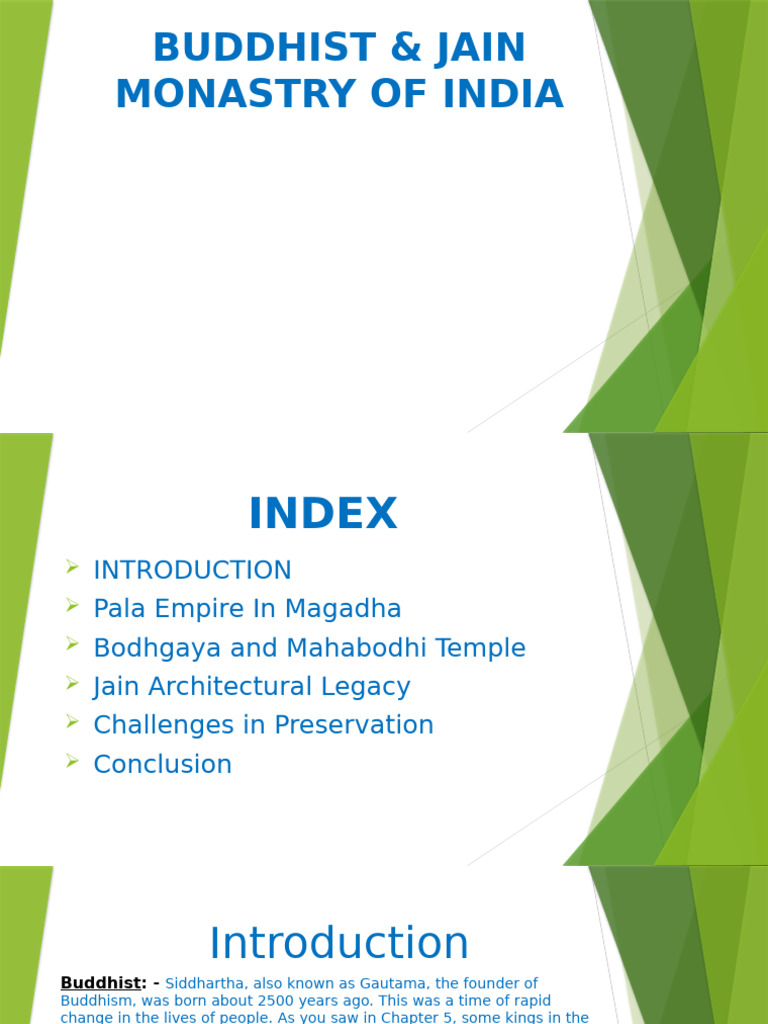 Buddhist & Jain Monastry of India | PDF | Indian Religions | Indian ...