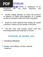 Usp 71 Sterility Tests - 230824 - 121436 | PDF | Sterilization ...