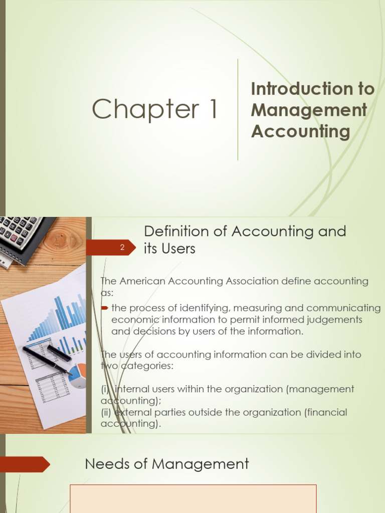 Introduction to Management Accounting | PDF | Management Accounting ...