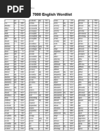 7000 English Wordlist | PDF | Nature
