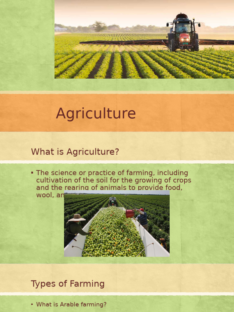 Introduction to Farming Types | PDF | Technology & Engineering