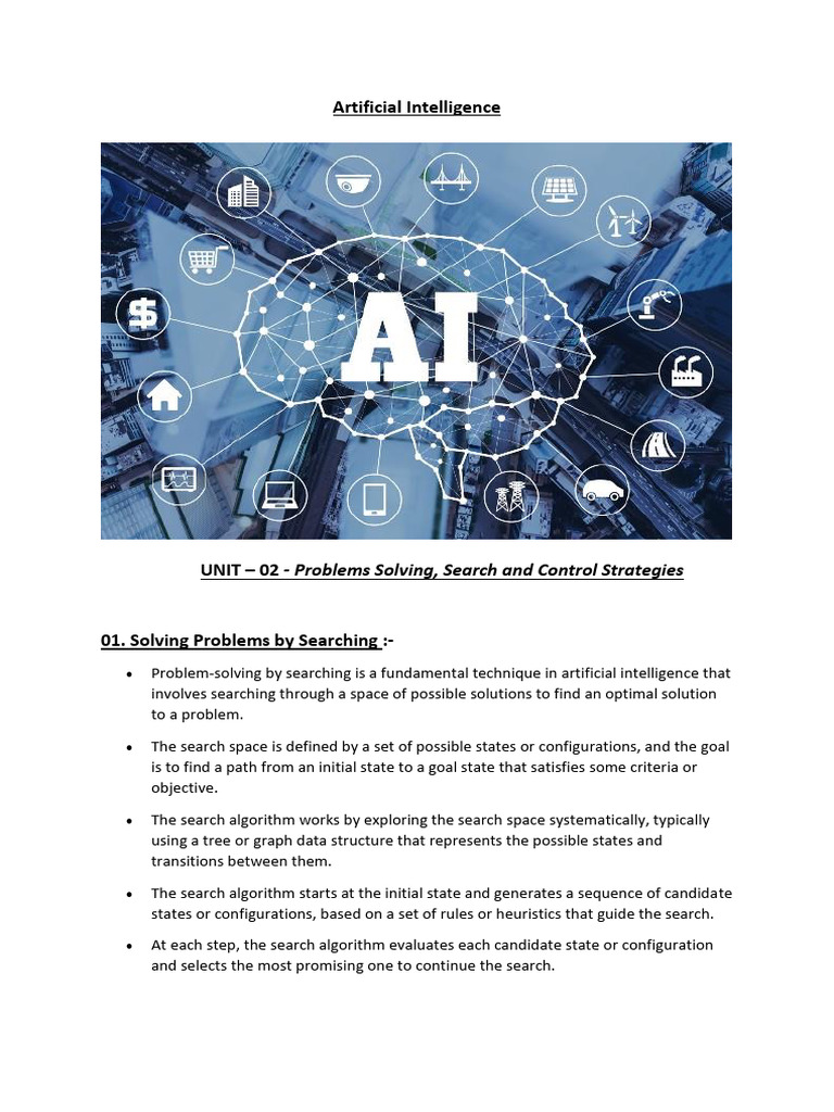 AI - Unit 02 | PDF | Mathematical Optimization | Algorithms And Data ...
