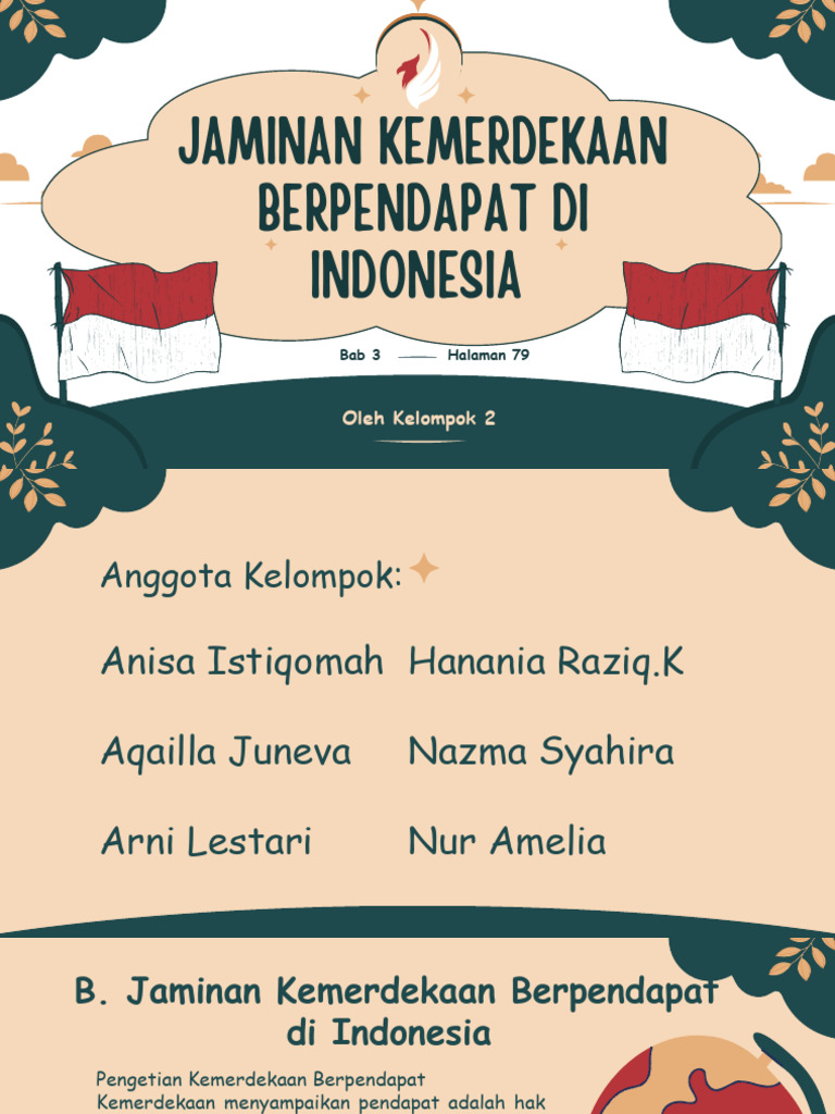 Jaminan Kemerdekaan Berpendapat di Indonesia | PDF