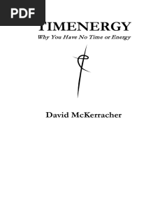 McKerracher, D. 2023. Timenergy