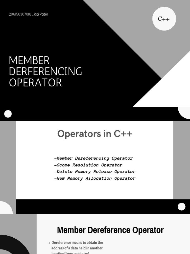 C++ Presentation | PDF