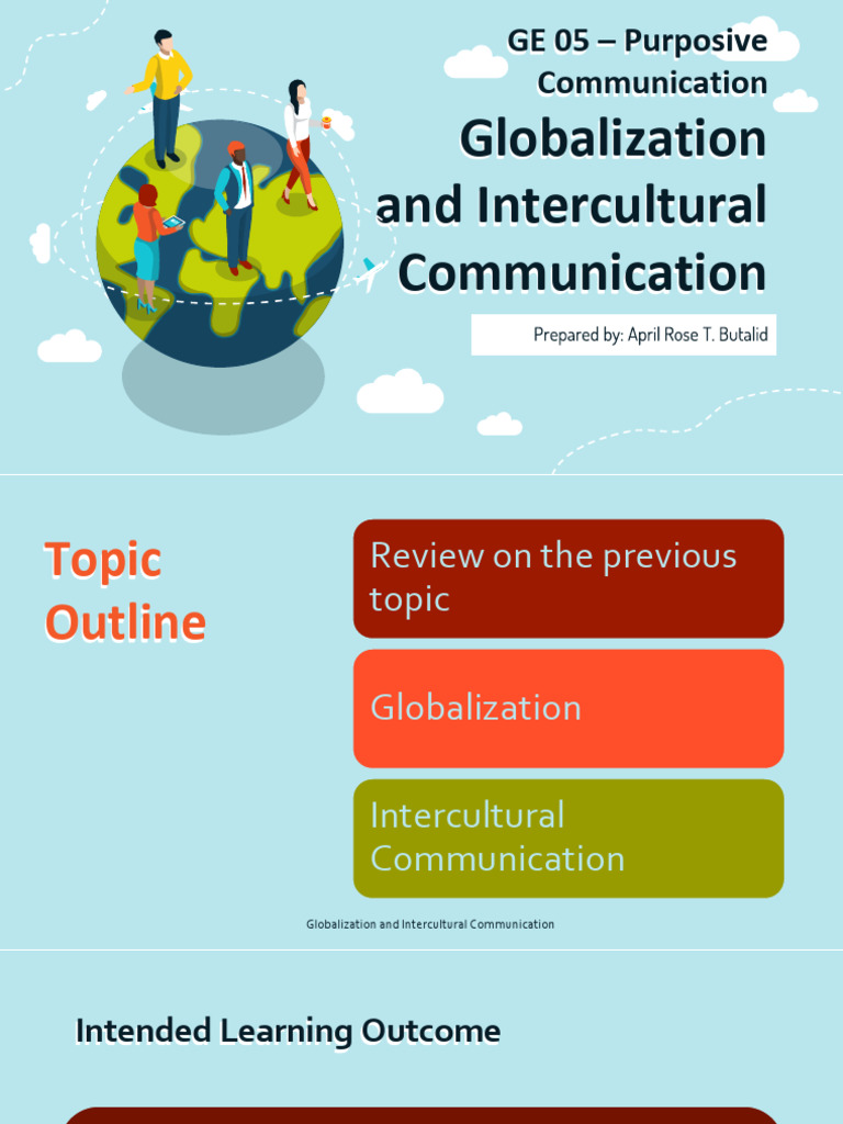 Lesson 3bb Globalization and Intercultural Communication | PDF ...