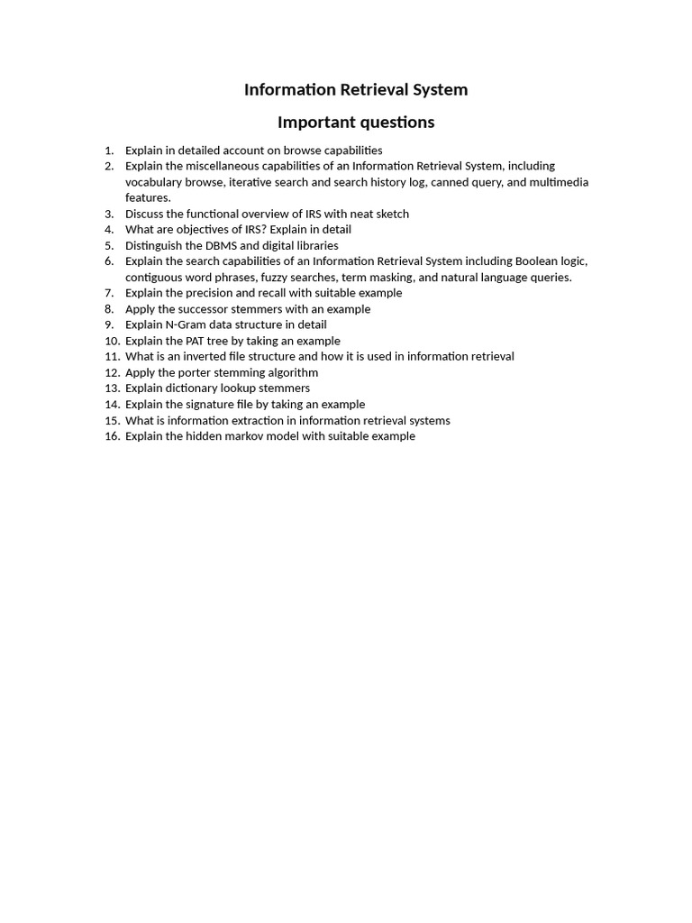 Information Retrieval Insights | PDF
