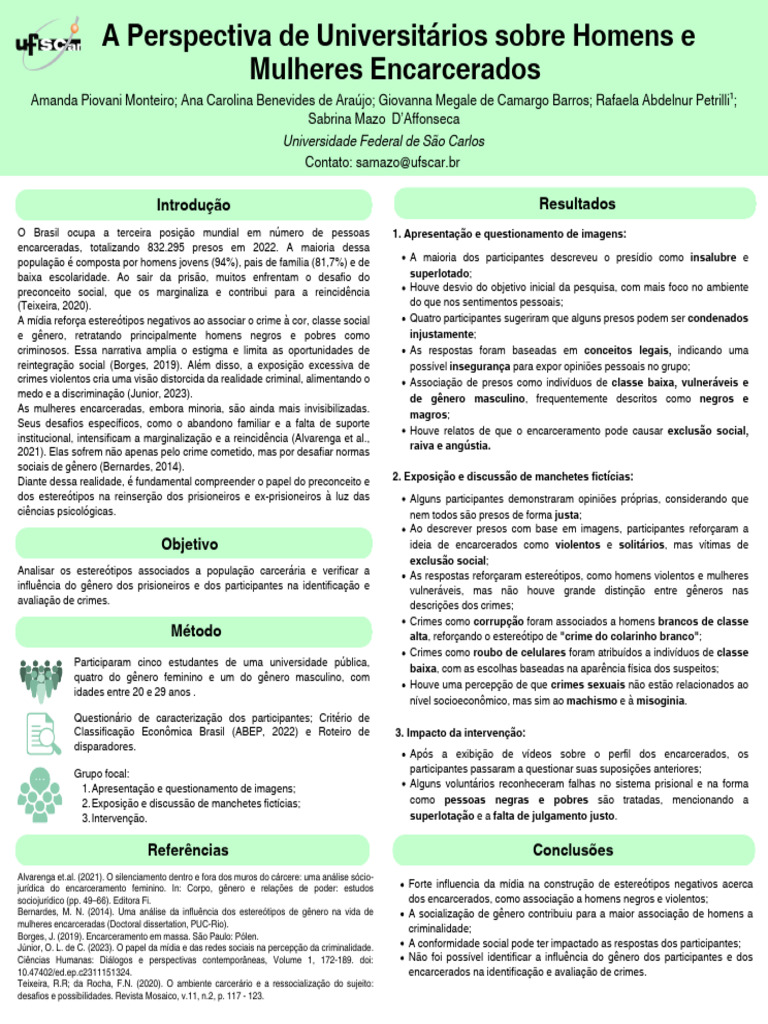 A Perspectiva Sobre Homens e Mulheres | PDF | Gênero | Estudos de Gênero