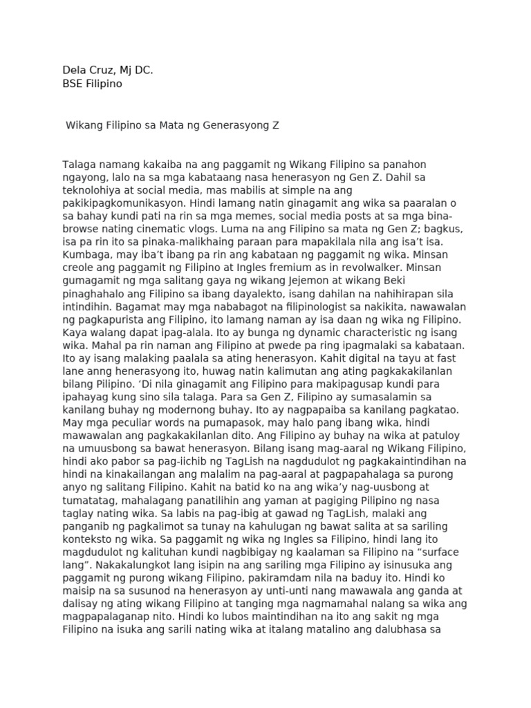 Essay | PDF