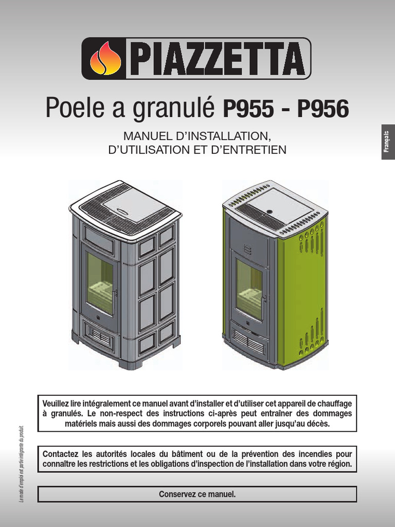 Fiche Technique Poele Piazzetta