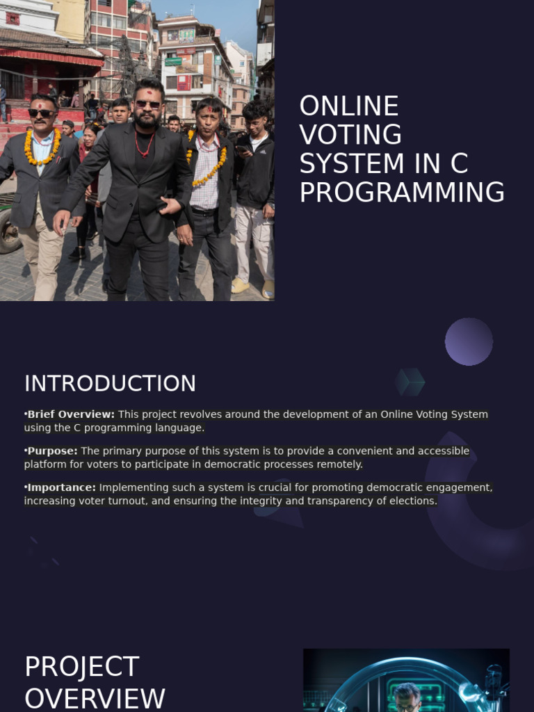 Online Voting System in C Programming | PDF | Voting | Computer Programming