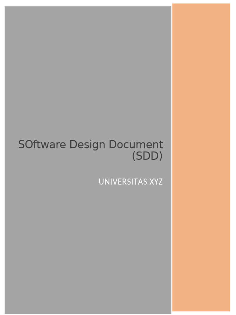 Software Design Document (SDD) : Universitas Xyz | PDF
