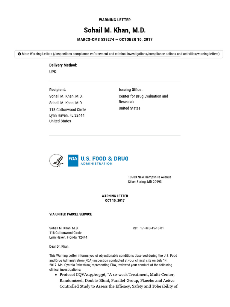 Real Case 2 Solution | PDF | Food And Drug Administration | Regulatory ...