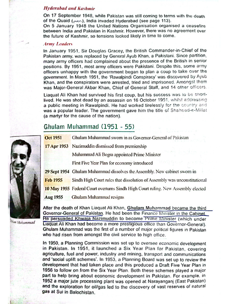 1951 - 1971 Olevels Books History | PDF | Government Of Pakistan ...