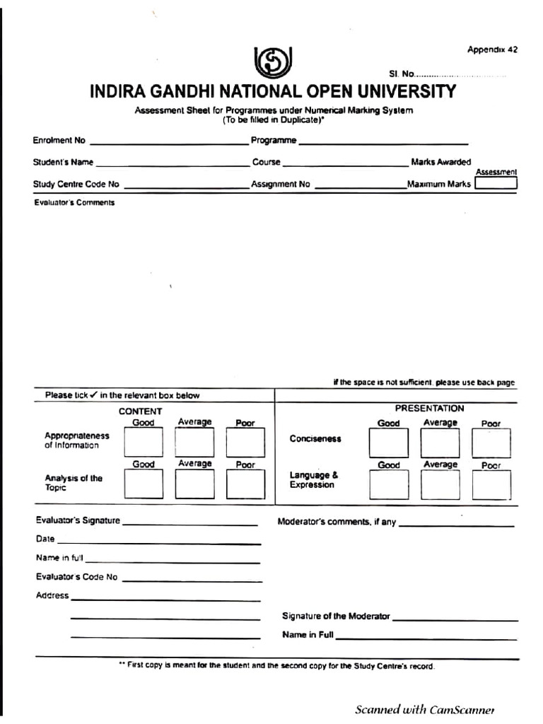 Assignment Format © Ignou Bcomg Kerala | PDF