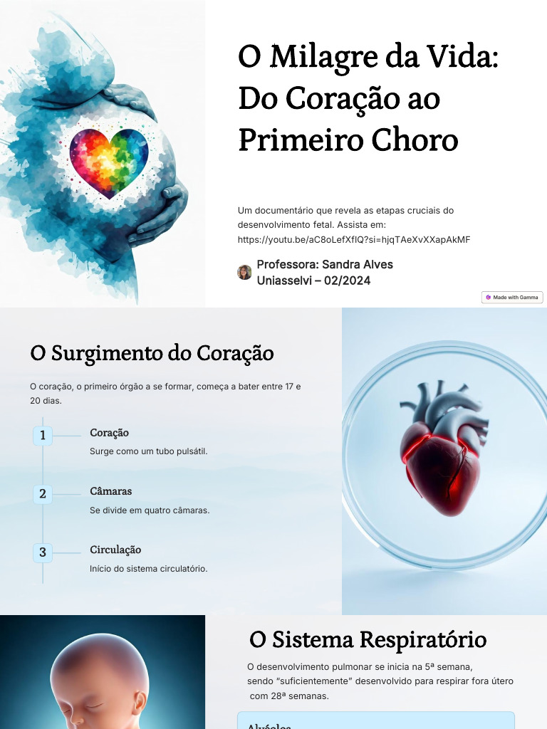 O Milagre Da Vida Do Coracao A | PDF | Pulmão | Coração