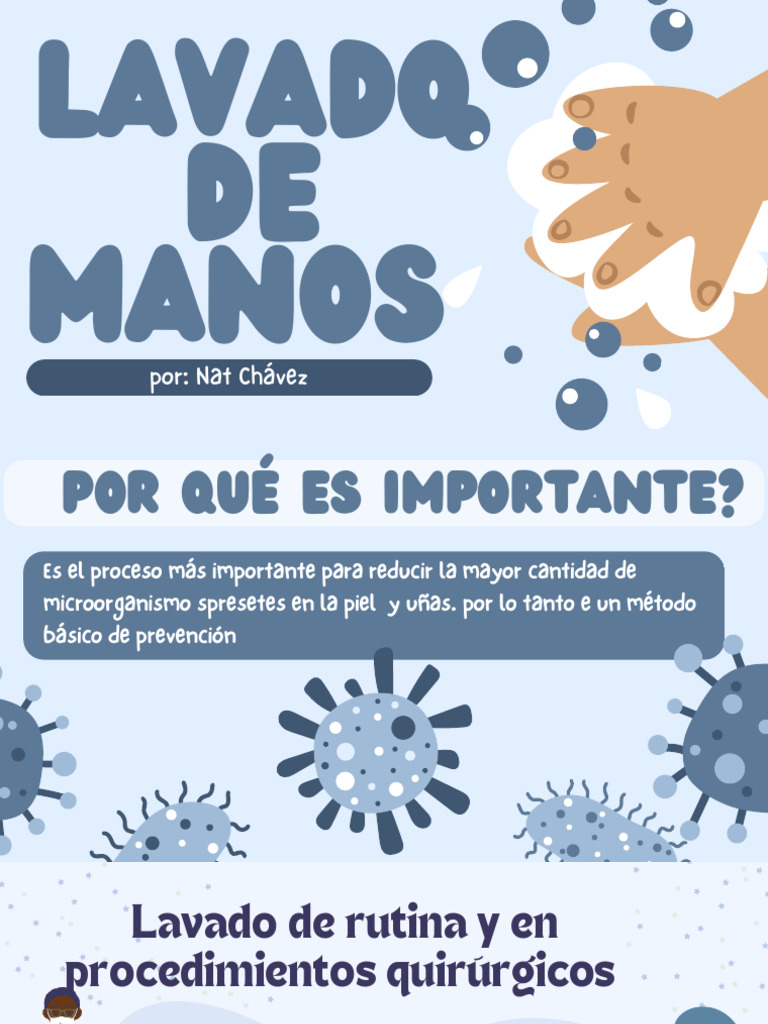 Importancia del Lavado de Manos | PDF