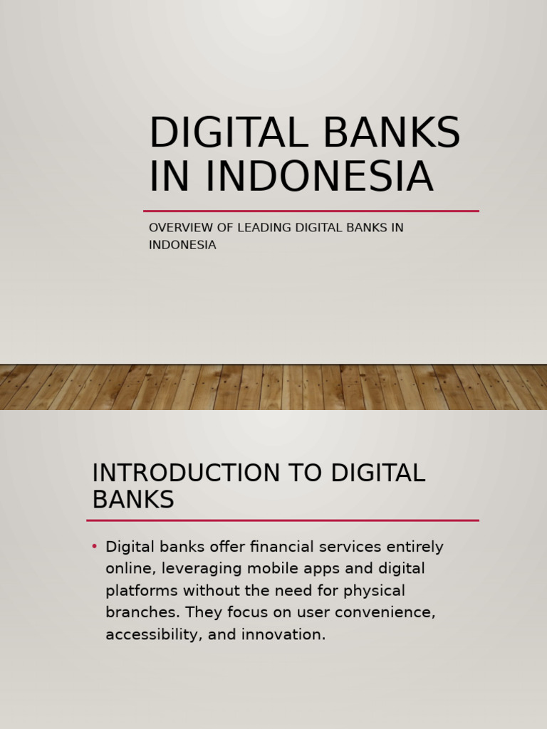 Digital Banks In Indonesia Pdf