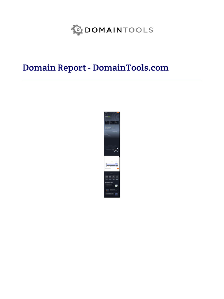 DomainTools.com Ownership Report | PDF | Domain Name Registrar | Domain ...