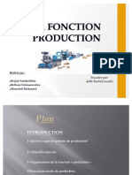 La Fonction Production