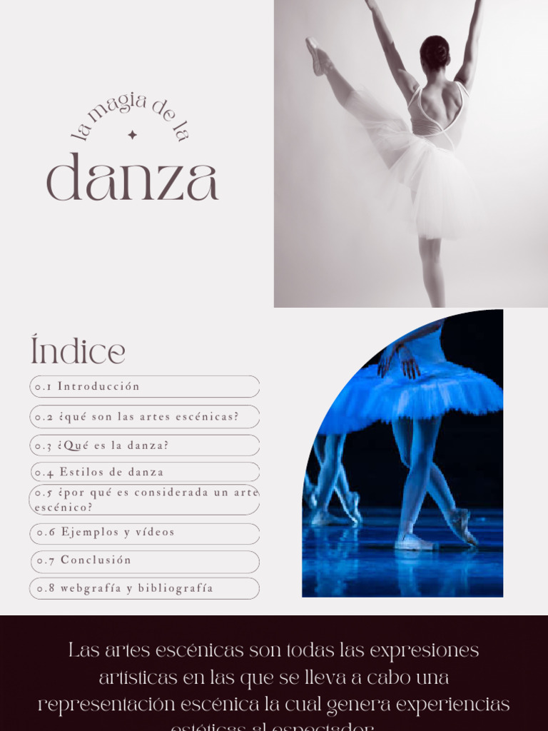La esencia de la danza escénica | PDF | Bailes | Las artes escénicas